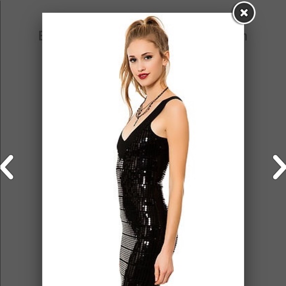 NEW w/ tags BB Dakota Sequin Dress - Picture 2 of 4